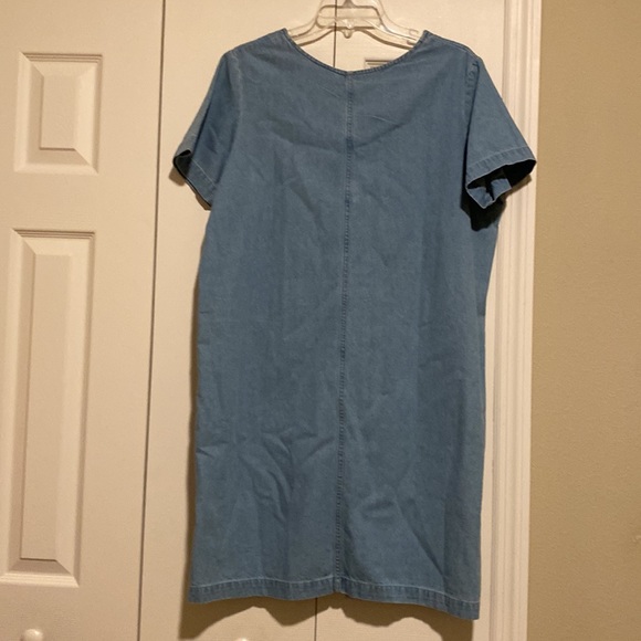 NWT…Adorable Meets Comfy Jean Dress Size PL - Picture 6 of 6